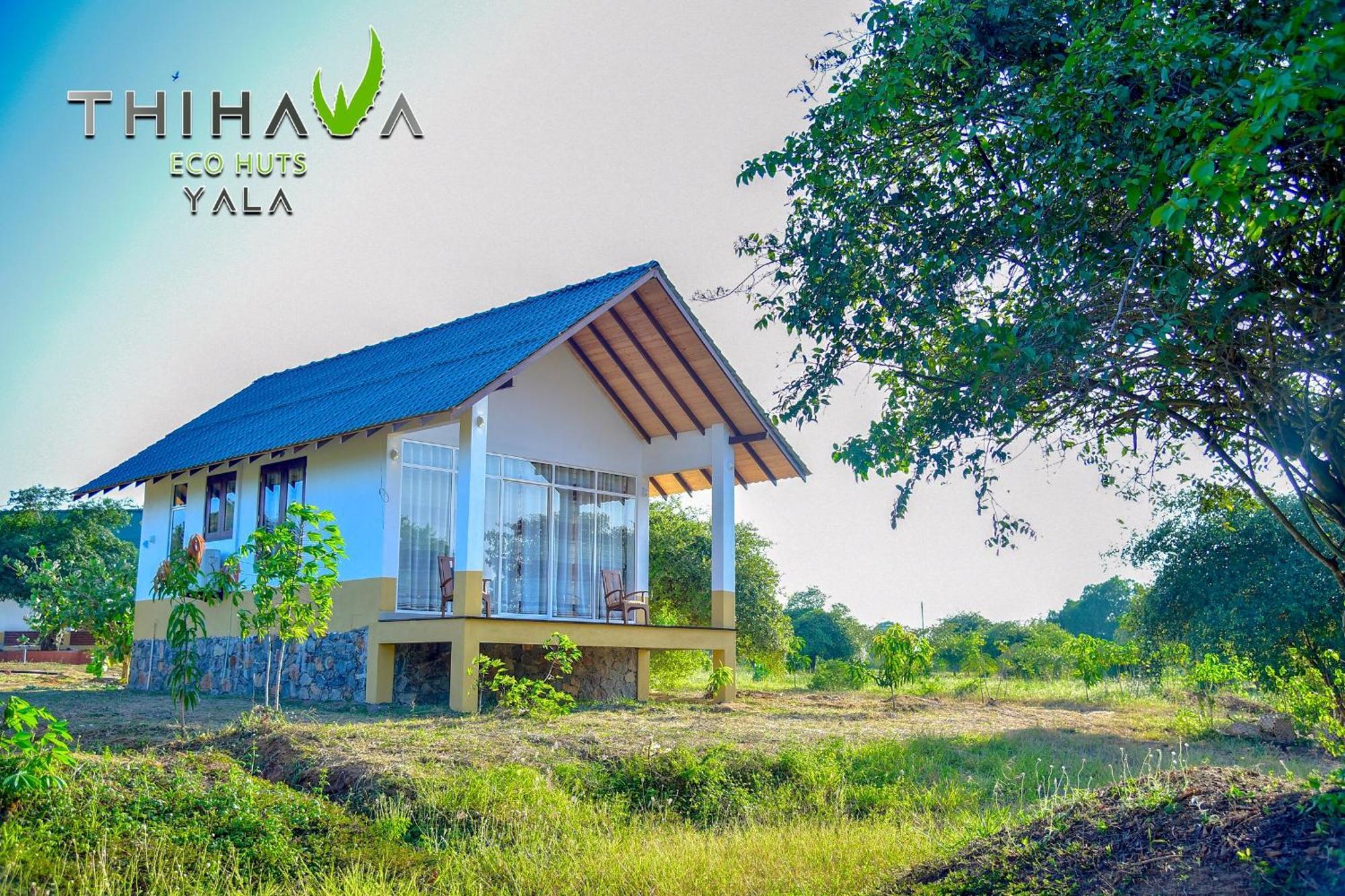 Thihawa Eco Huts Yala Bed & Breakfast Тисамахарама Екстериор снимка