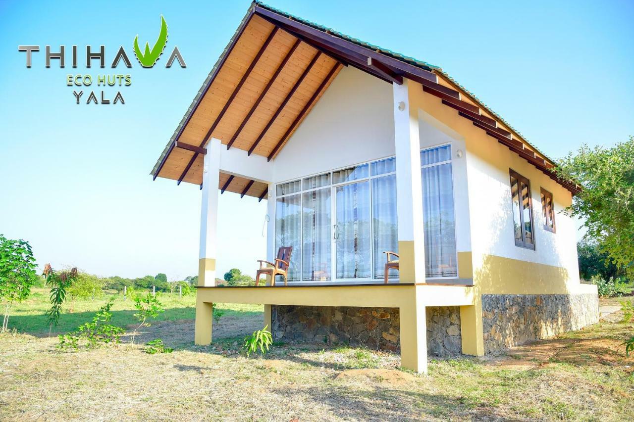 Thihawa Eco Huts Yala Bed & Breakfast Тисамахарама Екстериор снимка