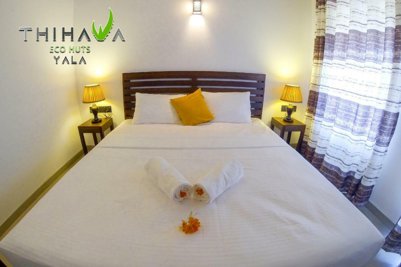 Thihawa Eco Huts Yala Bed & Breakfast Тисамахарама Екстериор снимка