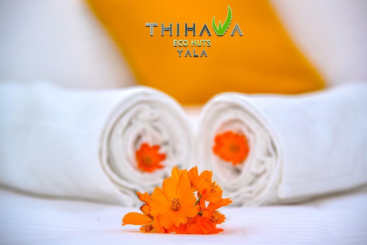Thihawa Eco Huts Yala Bed & Breakfast Тисамахарама Екстериор снимка